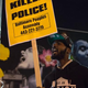 Residents protest in reaction to a mistrial declared in the trial of Police Officer William Porter in Baltimore on Dec. 16, 2015.
MOLLY RILEY/AFP/Getty Images